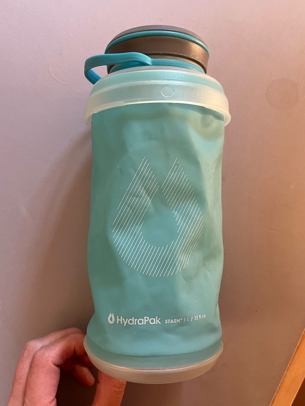 Hydrapak Stash 1 liter water bottle